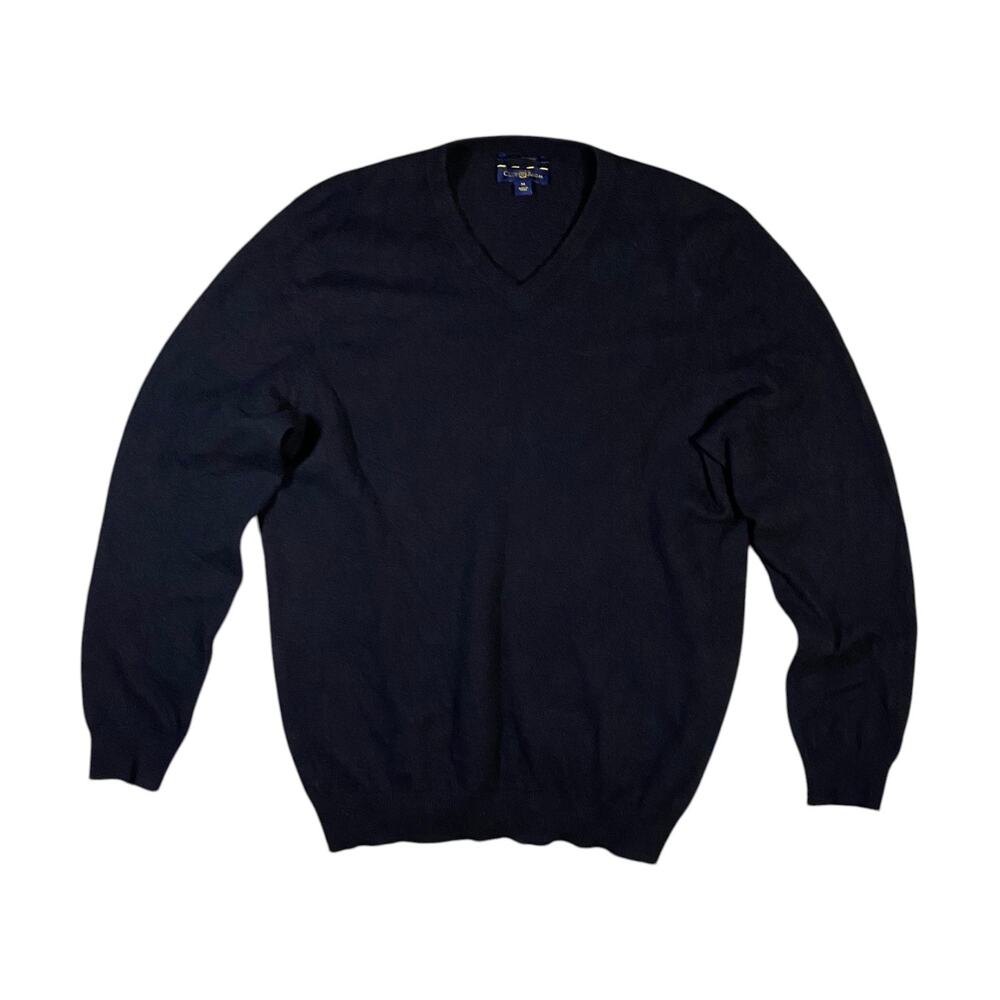 Club Room Cashmere V-neck Sweater - M